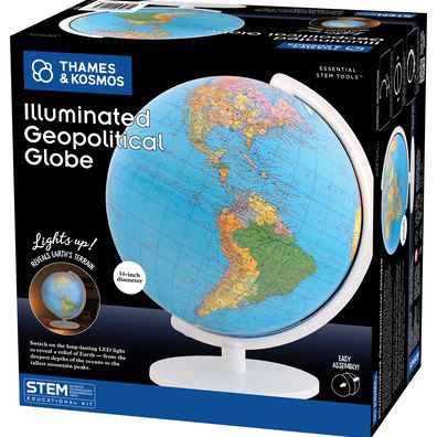 The Thames & Kosmos Illuminated Geopolitical Globe