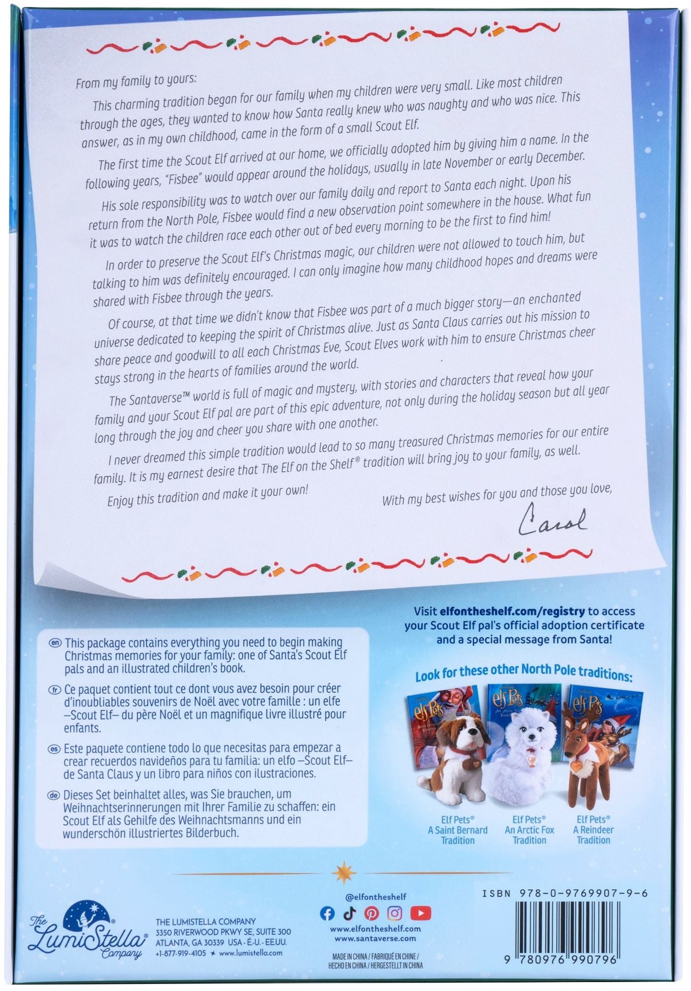 The Elf on the Shelf: A Christmas Tradition (includes brown-eyed boy scout elf)