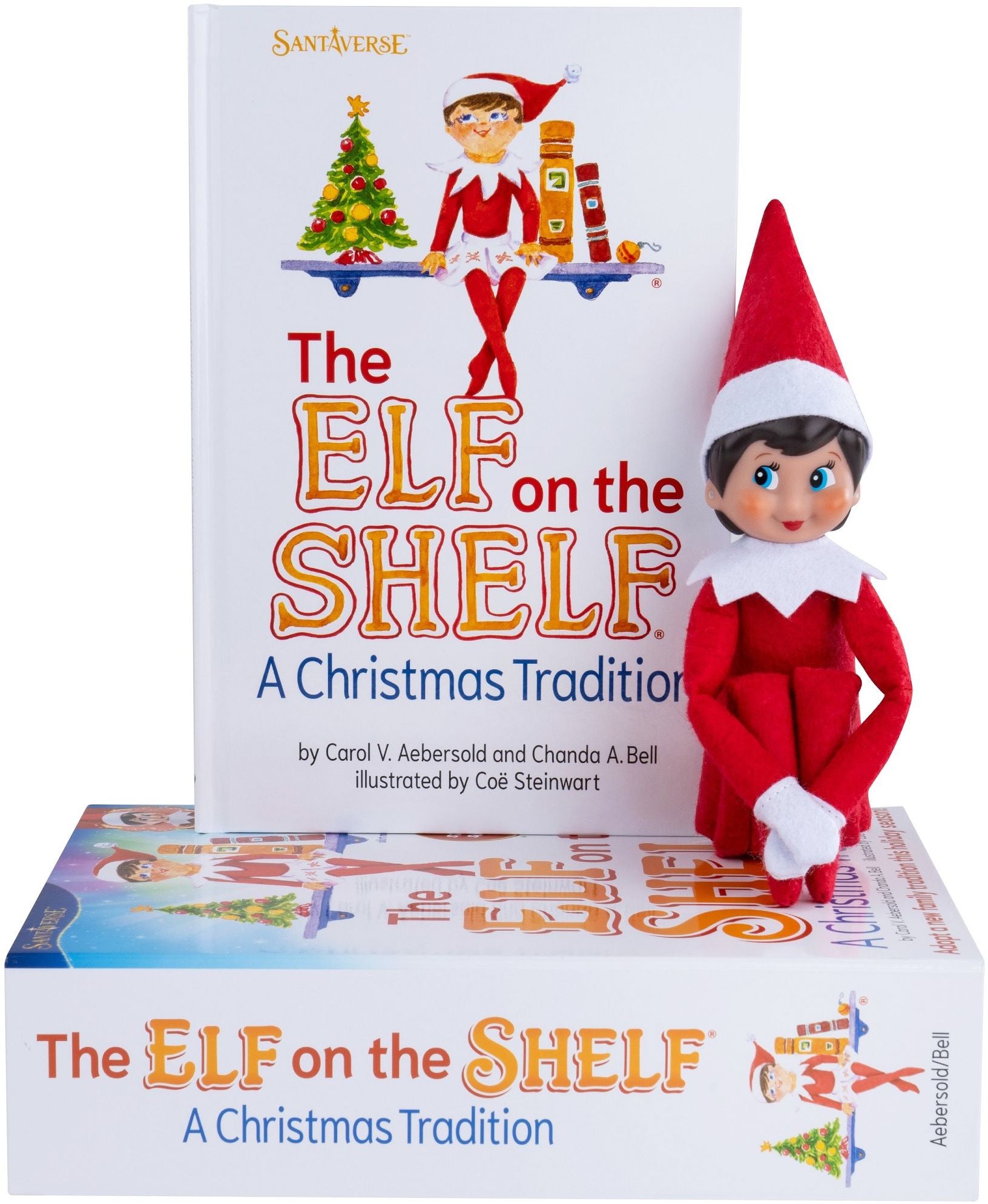 The Elf on the Shelf: A Christmas Tradition (includes blue-eyed girl scout elf)