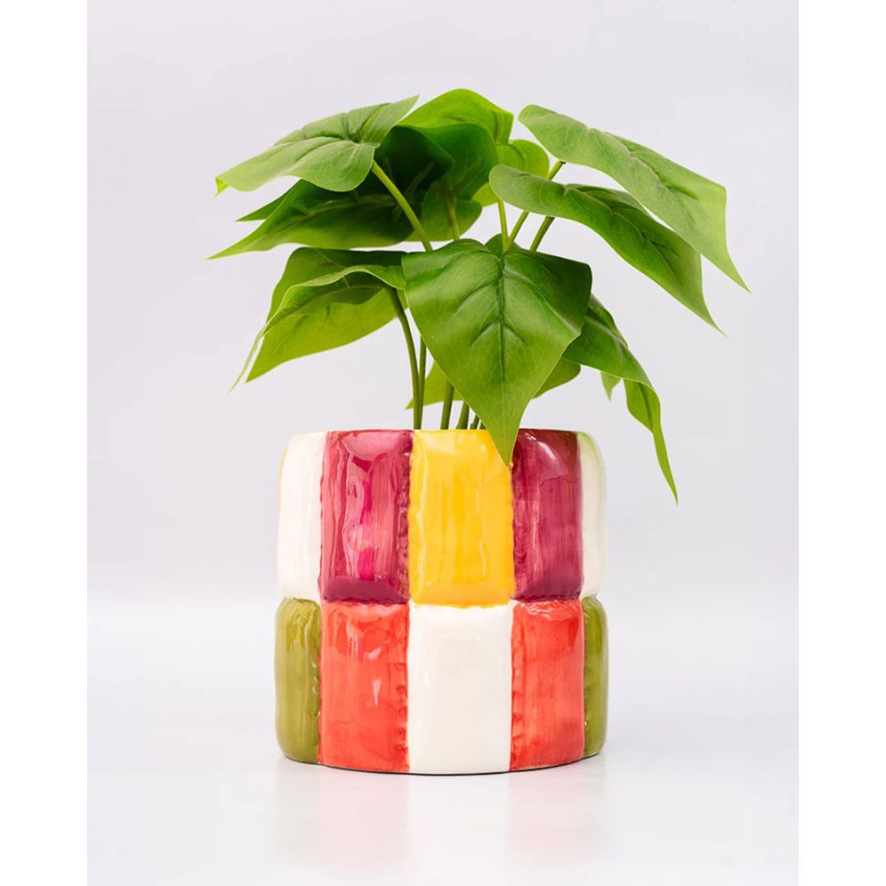 ban.do Ceramic Planter, Colorblock