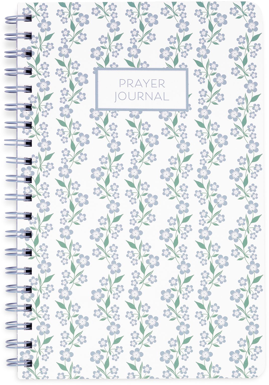 Prayer Journal, Blue Floral