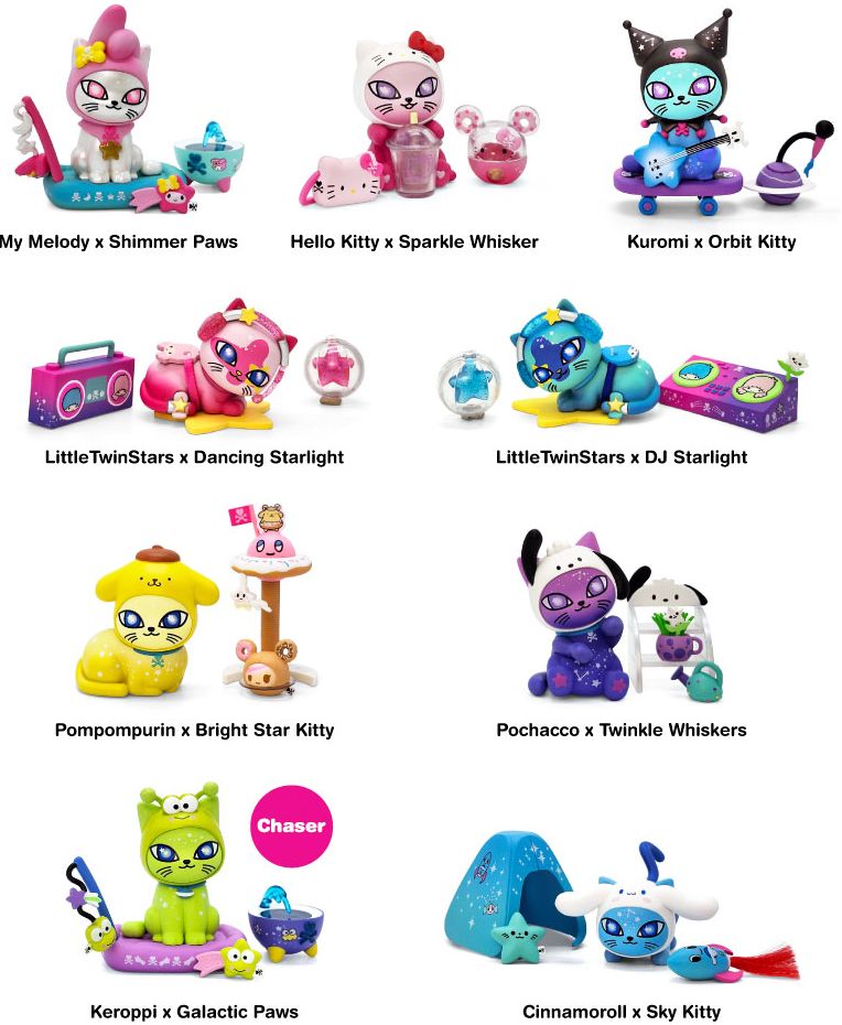 tokidoki Galactic Cats x Hello Kitty & Friends