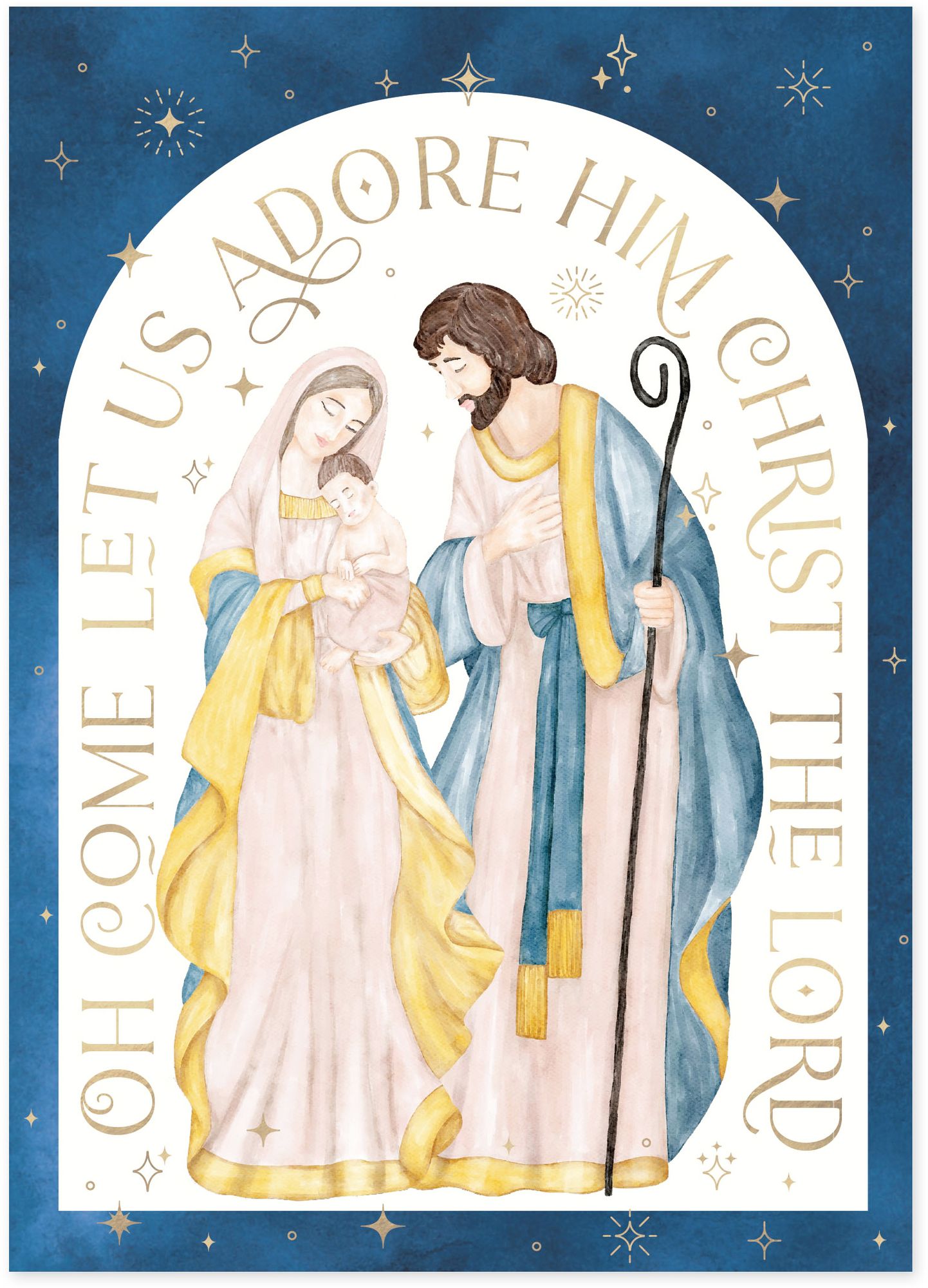 Let Us Adore Him Holiday Boxed Cards