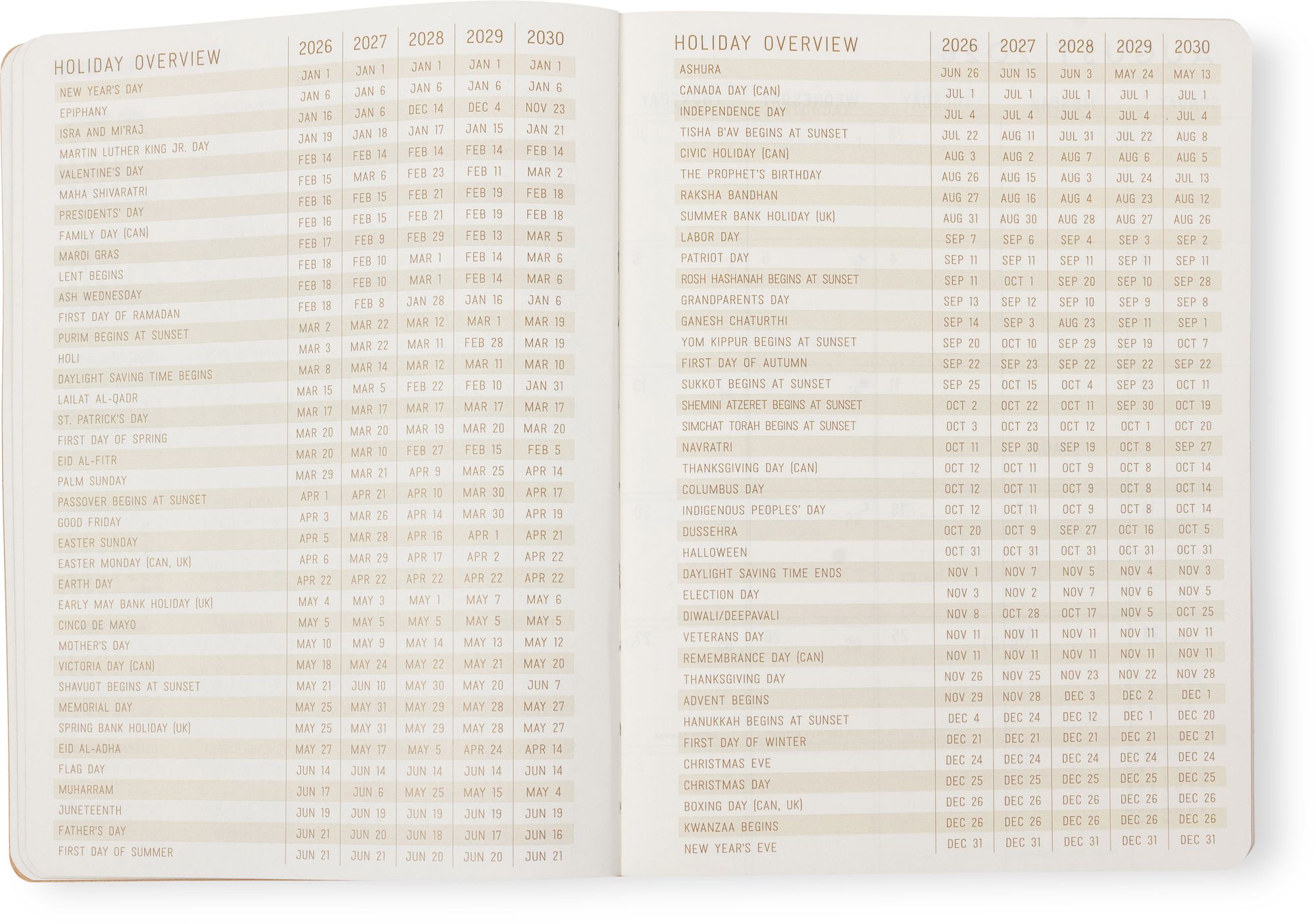 2026-2027 Blue Swallows Daily Planner