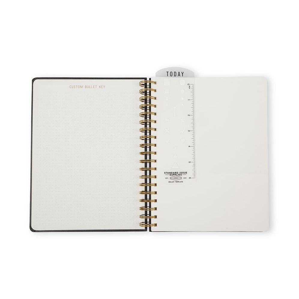 2026-2027 Black Standard Issue Weekly Desk Planner