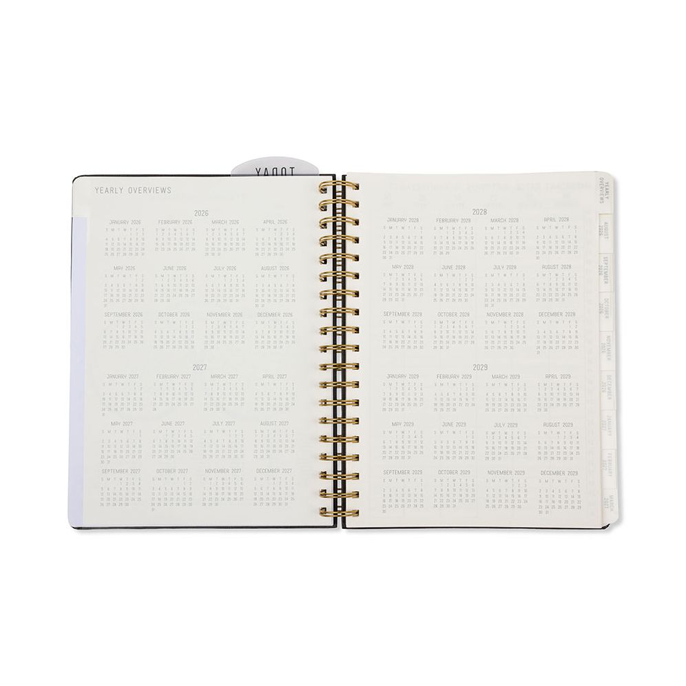 2026-2027 Black Standard Issue Weekly Desk Planner