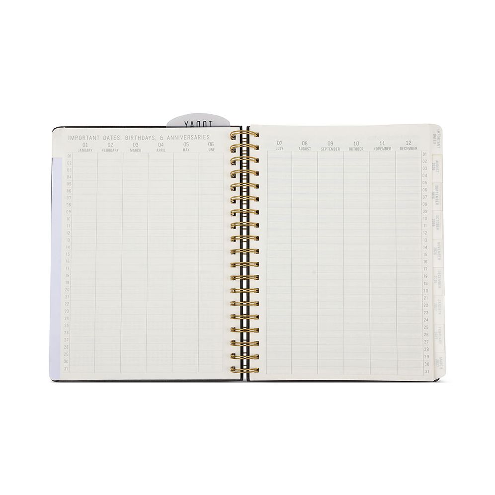 2026-2027 Black Standard Issue Weekly Desk Planner