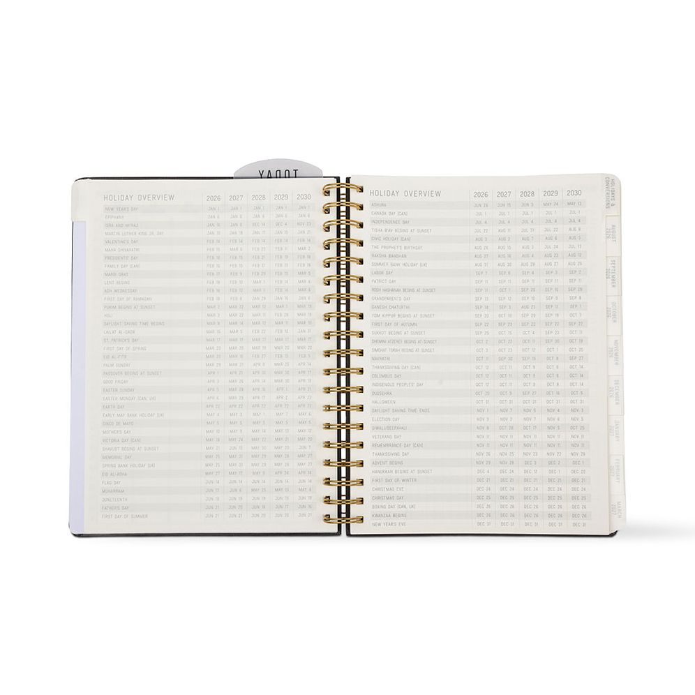 2026-2027 Black Standard Issue Weekly Desk Planner