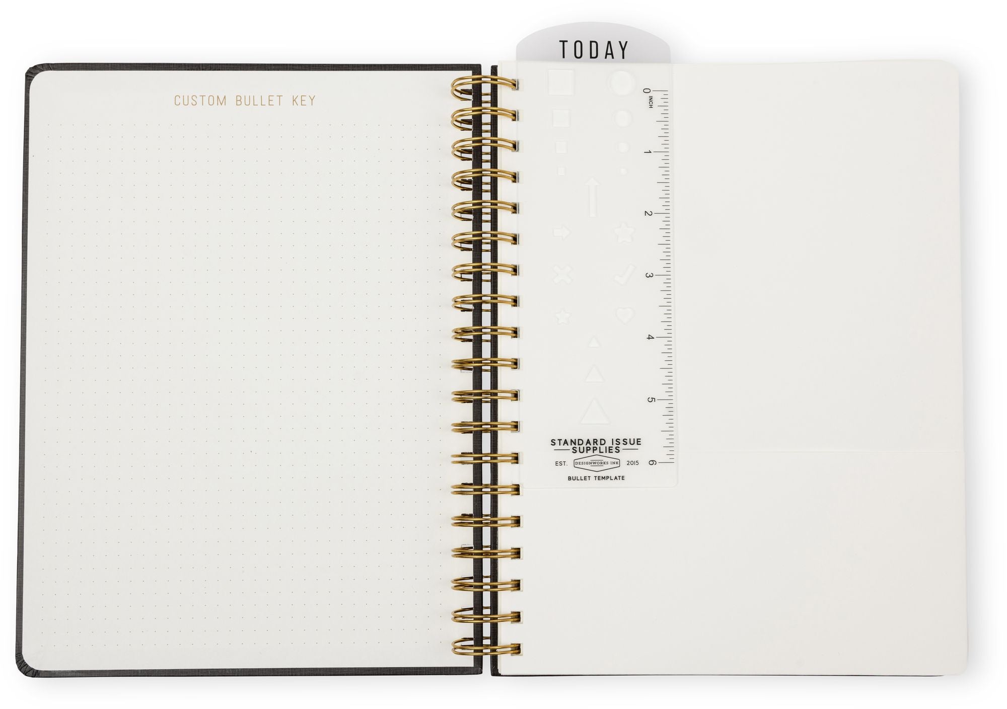 2026-2027 Black Standard Issue Weekly Desk Planner