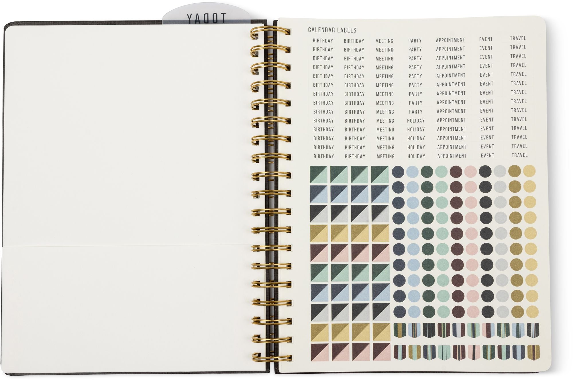 2026-2027 Black Standard Issue Weekly Desk Planner