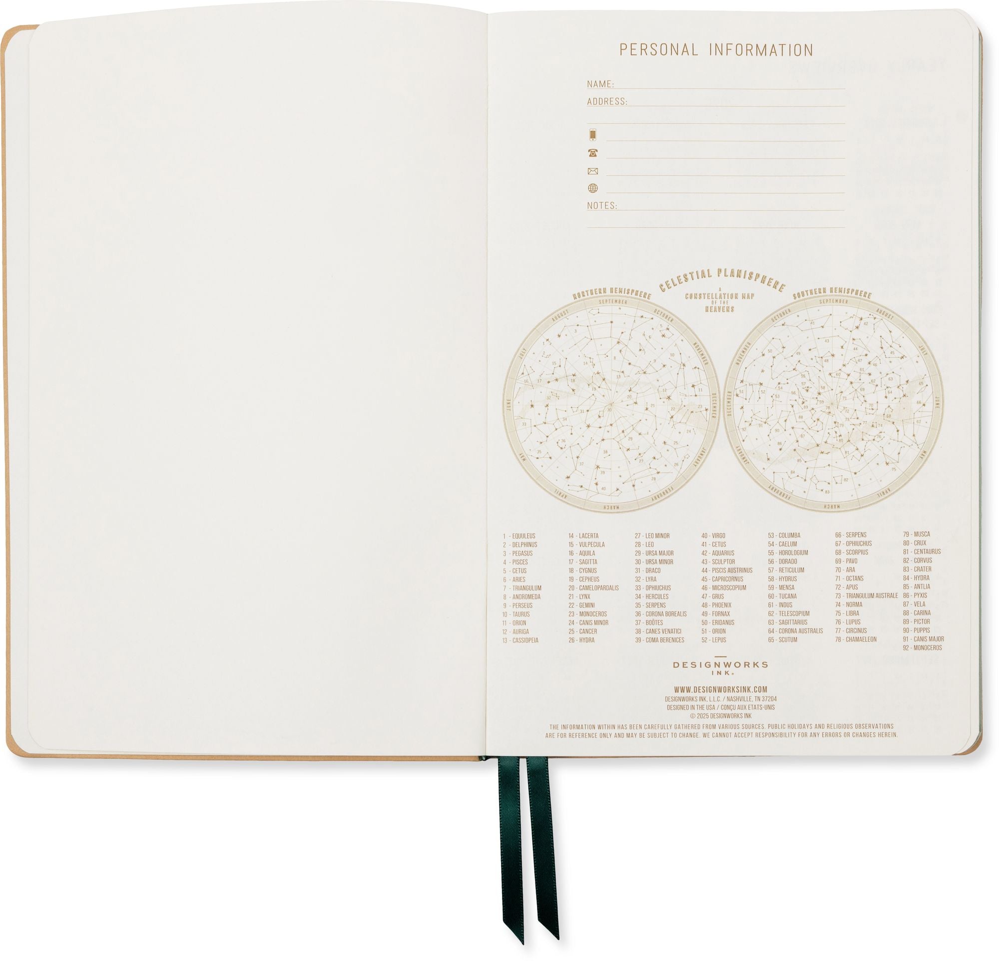 2026-2027 Monotone Bouquet Leatherette Weekly Desk Planner