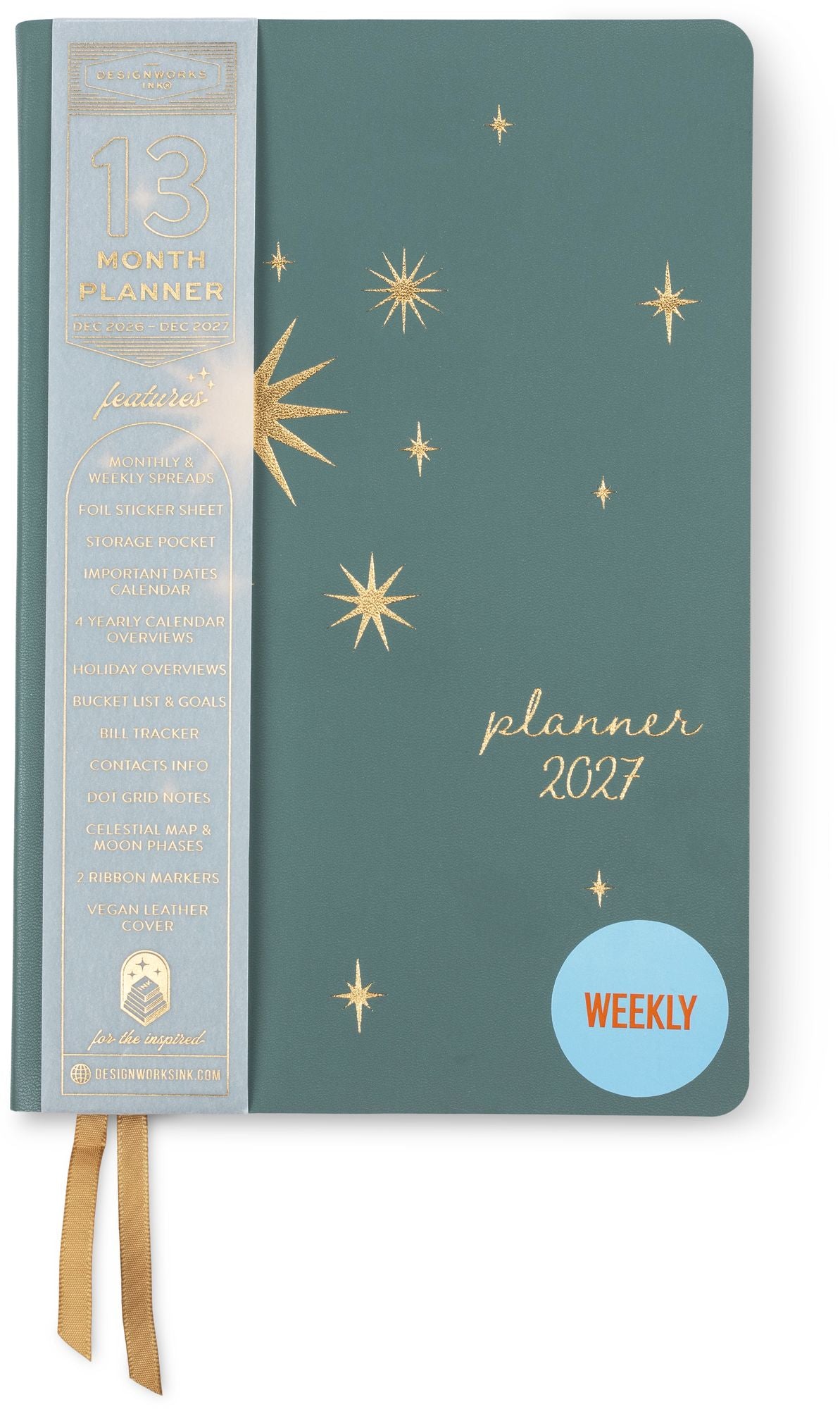 2027 Starbursts Weekly Desk Planner