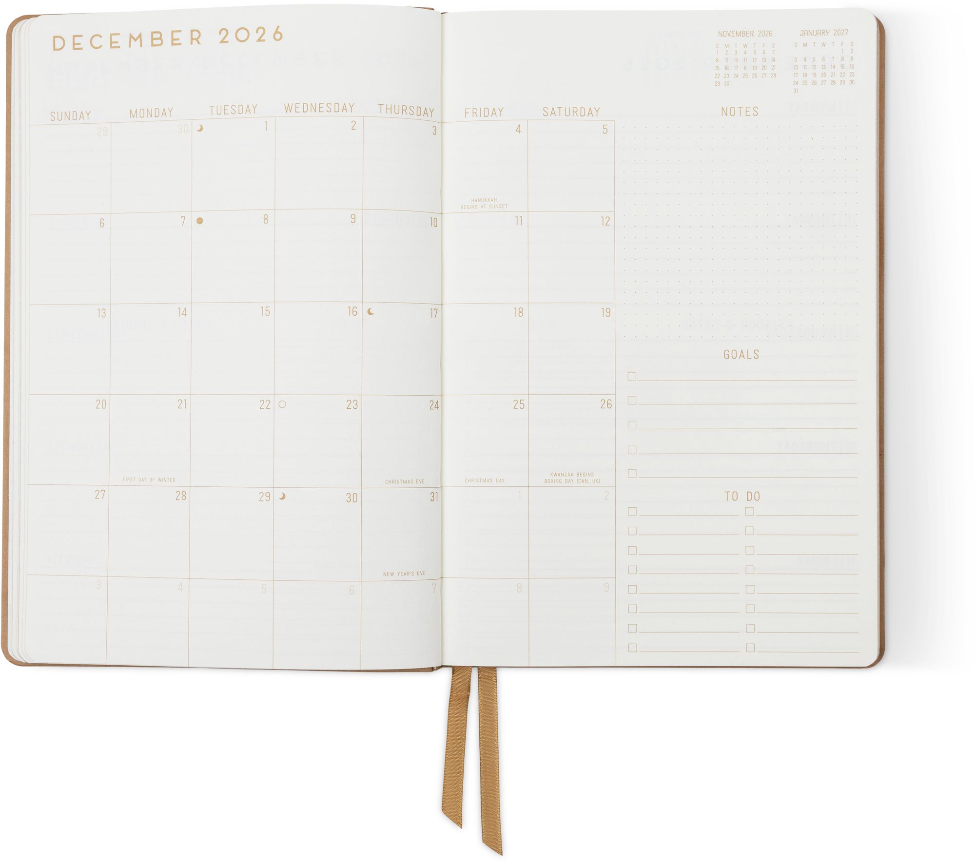 2027 Starbursts Weekly Desk Planner
