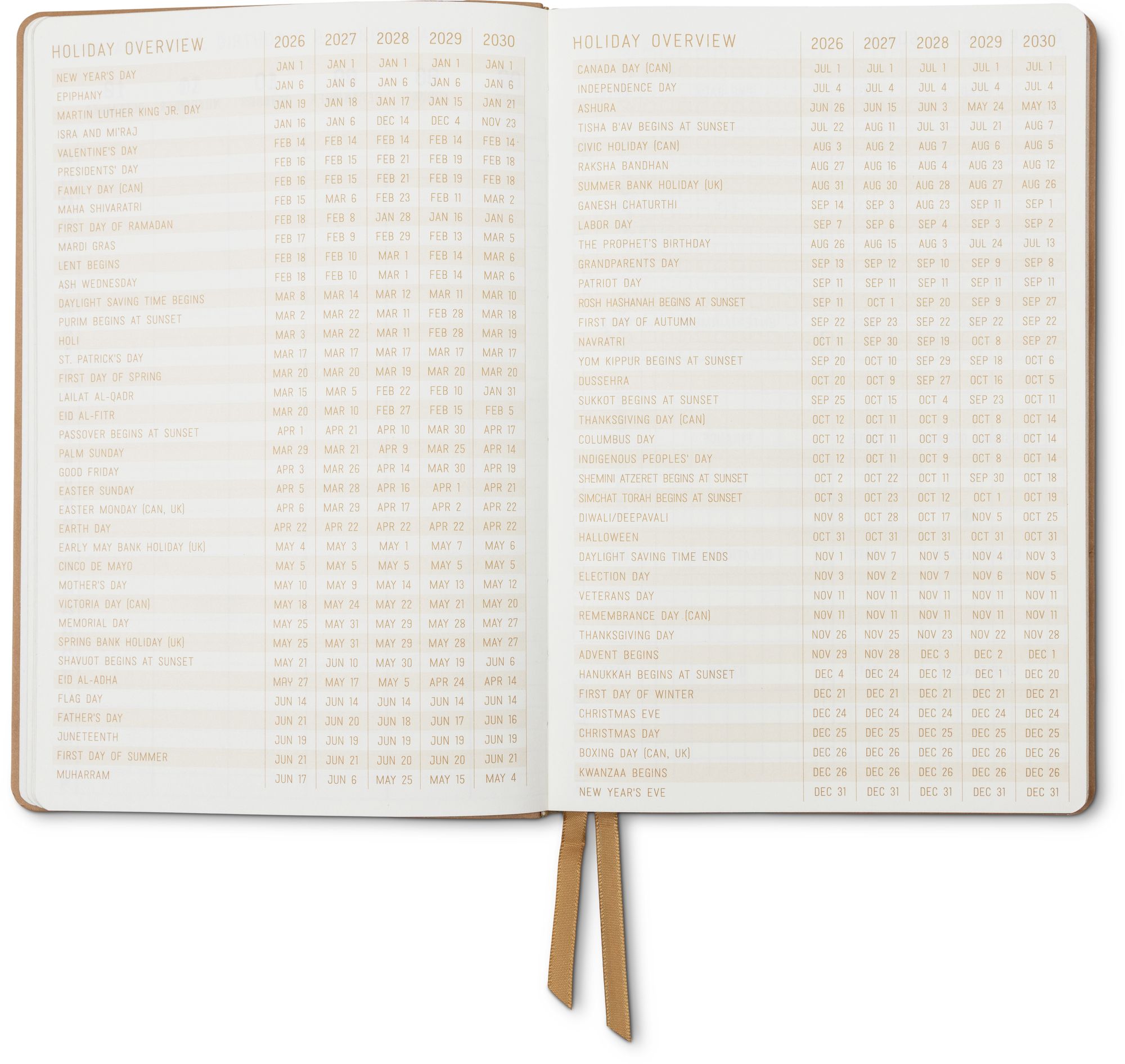 2027 Starbursts Weekly Desk Planner