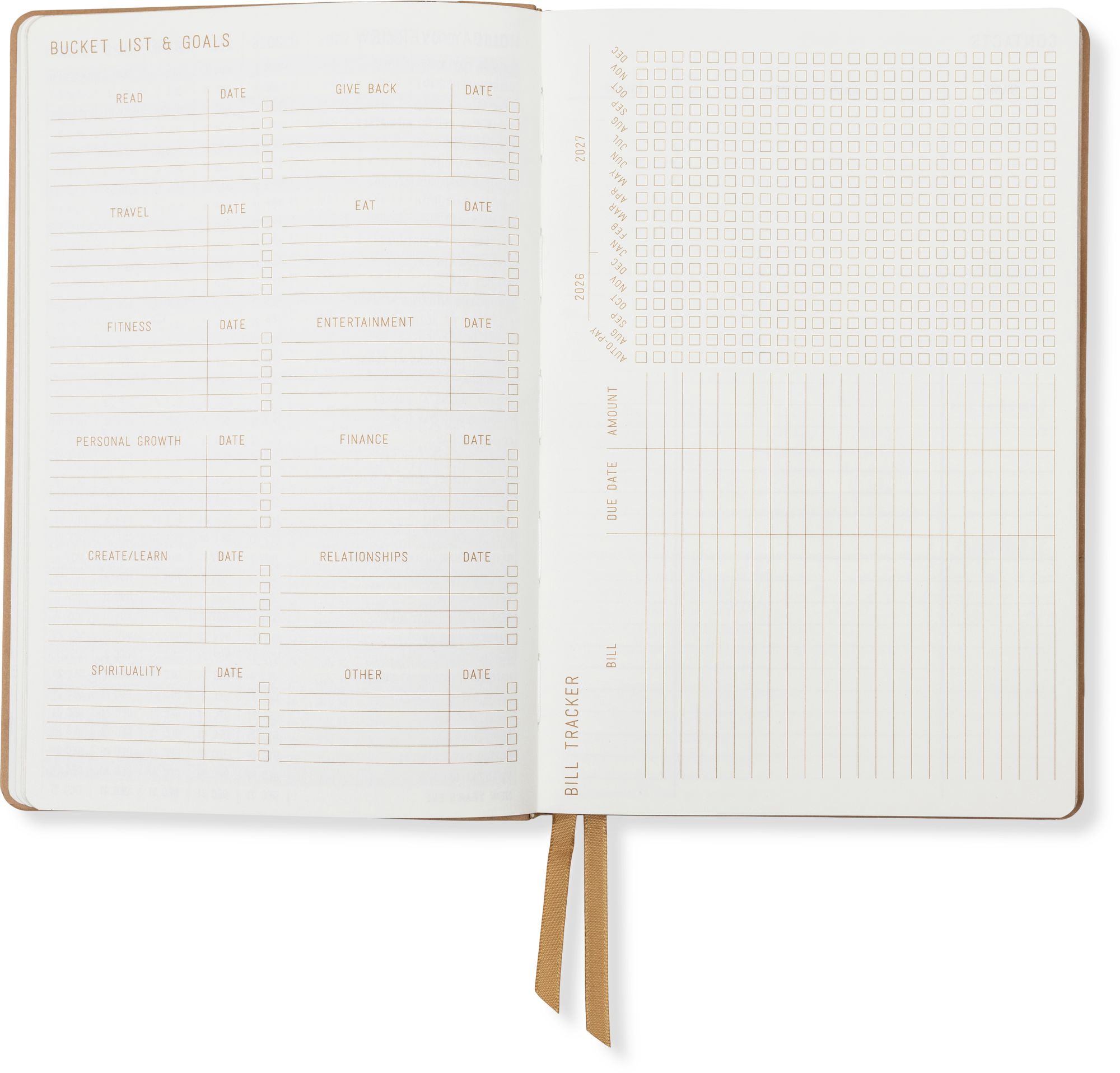 2027 Starbursts Weekly Desk Planner