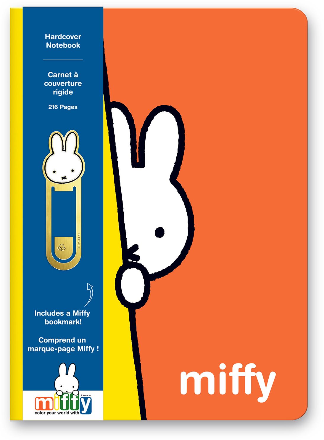 Classic Miffy Hardcover Notebook with Enamel Bookmark