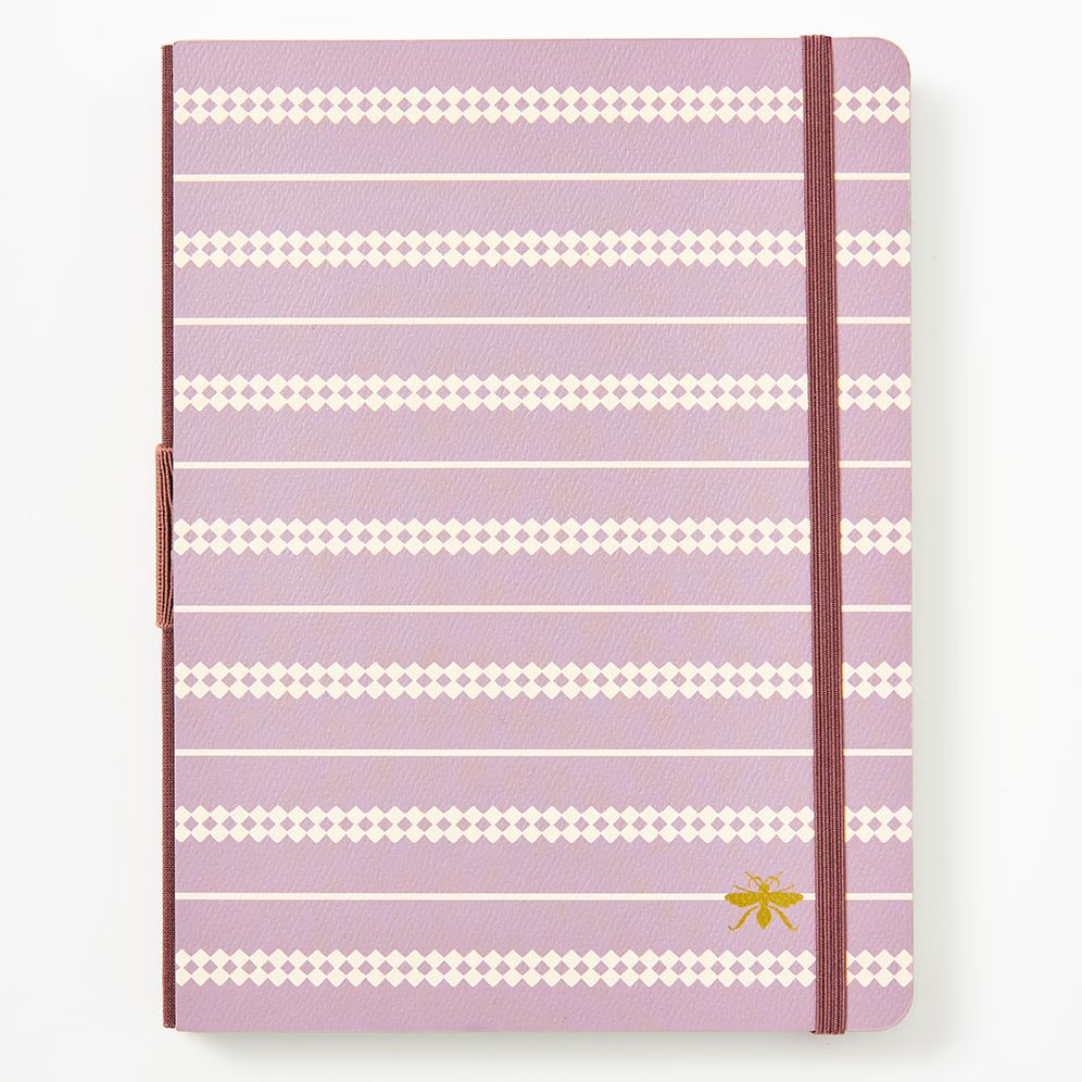 Wisteria Dots Paper Wasp LG Lined Journal