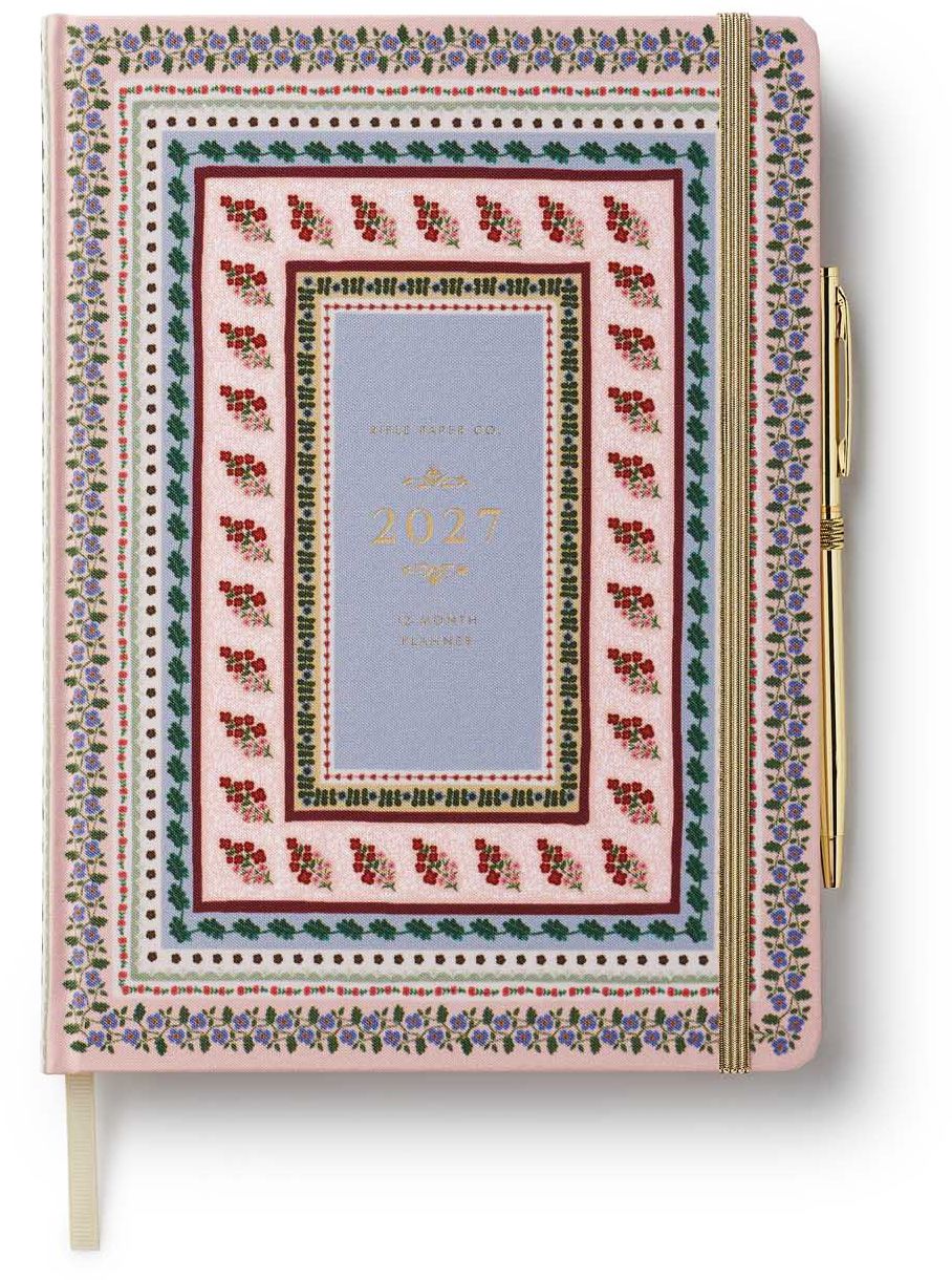 2027 Paisley 12-Month Hardcover Planner with Pen