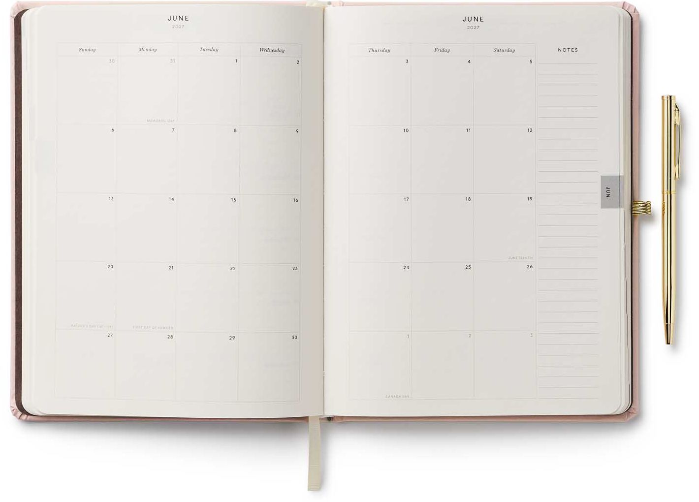 2027 Paisley 12-Month Hardcover Planner with Pen
