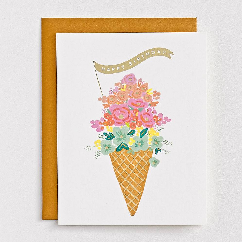 Card Ice Cream Birthday