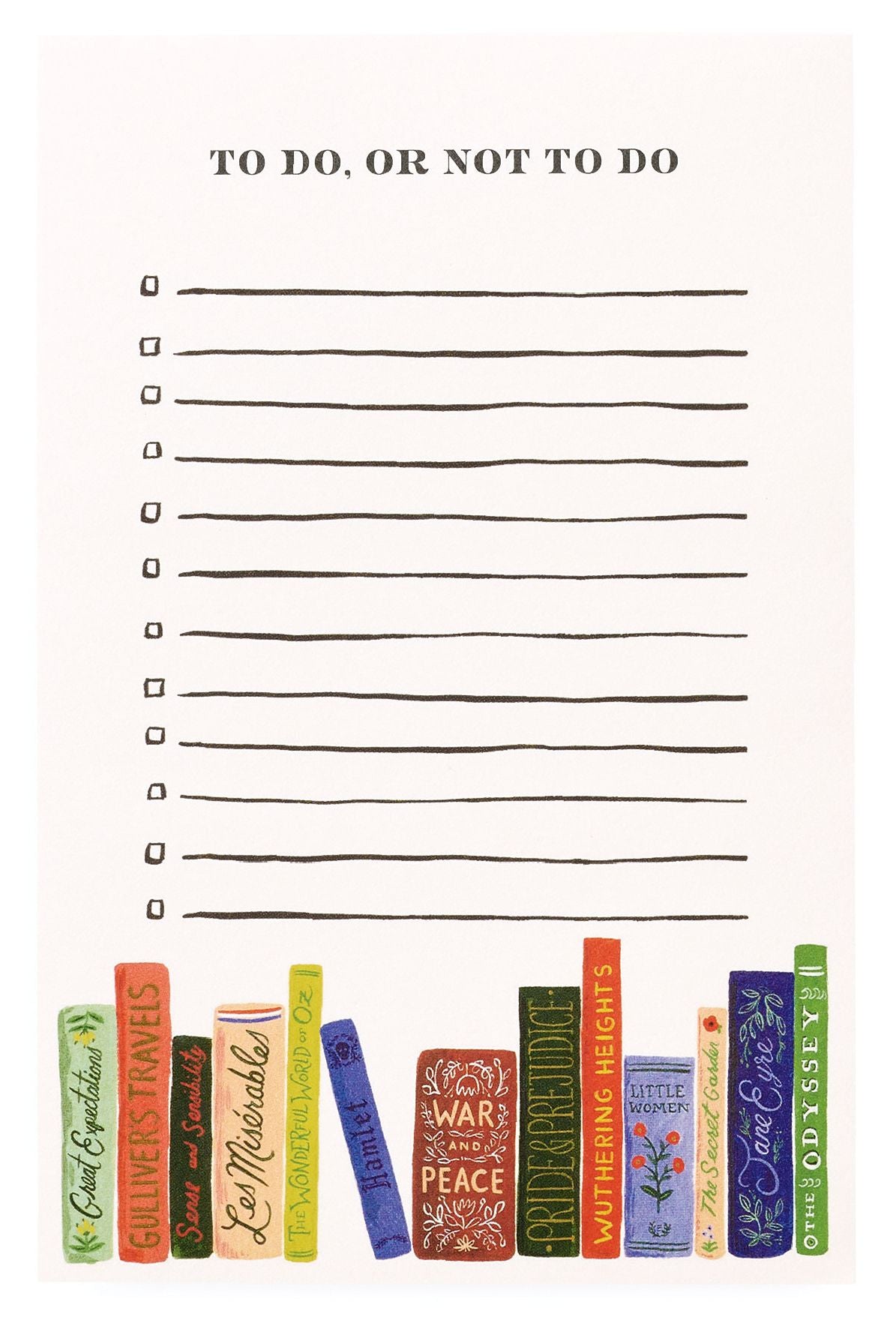 Rifle Paper Co. To Do, Not To Do Notepad