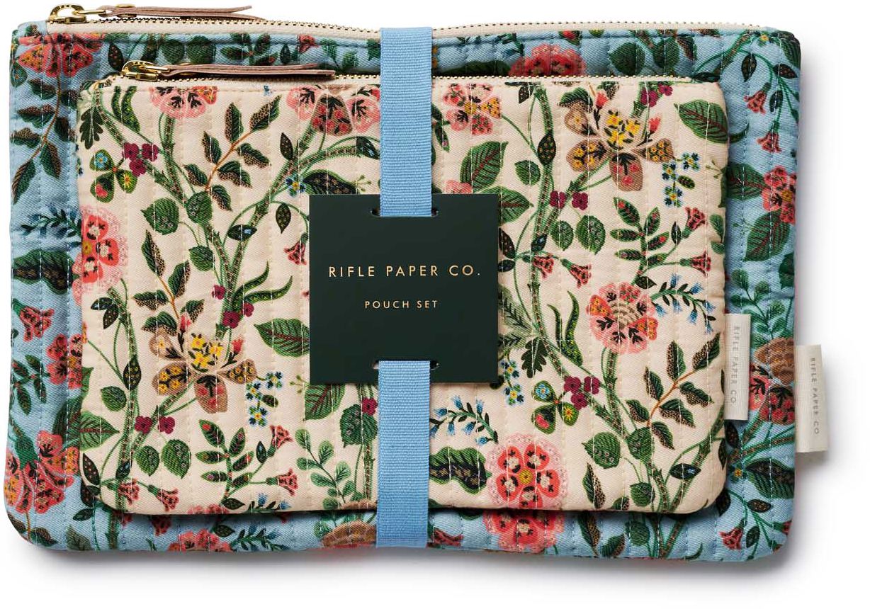 Gracie Quilted Pouch Set