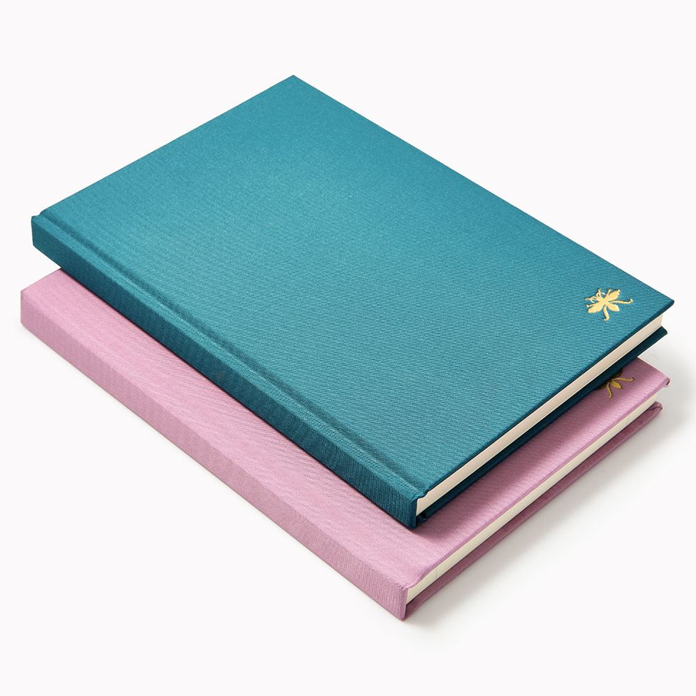 Wisteria Bookcloth Paper Wasp Med Dotted Journal