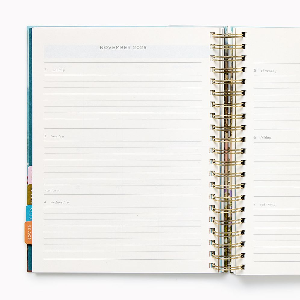 2026-2027 Paper Source Landscapes Weekly Desk Planner