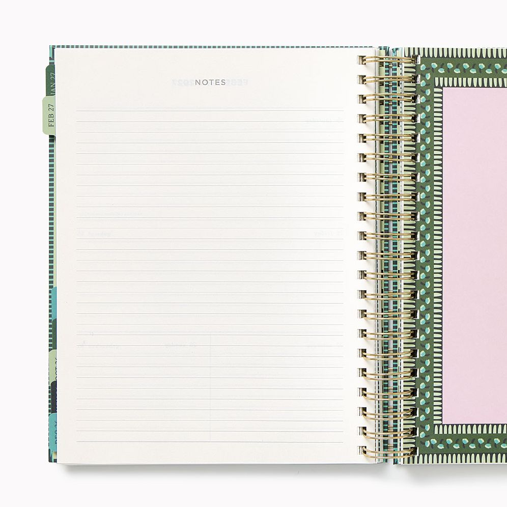 2026-2027 Paper Source Tapestries Weekly Desk Planner