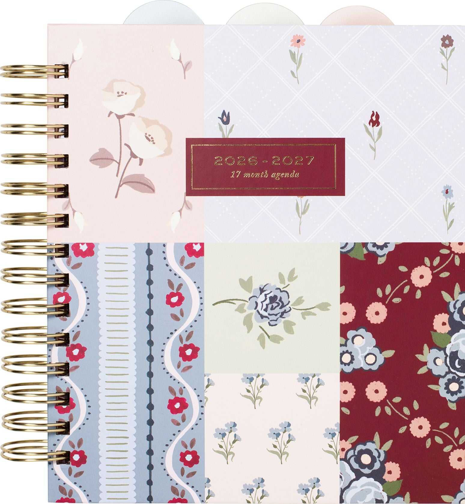2026-2027 Quilted Cottage Weekly Desk Planner