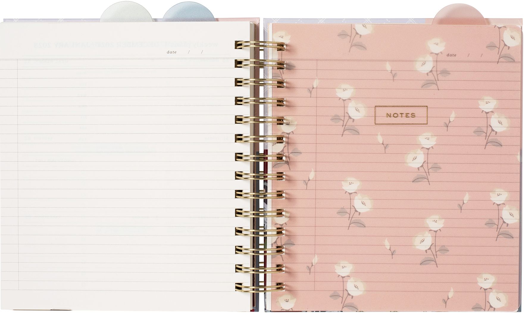2026-2027 Quilted Cottage Weekly Desk Planner