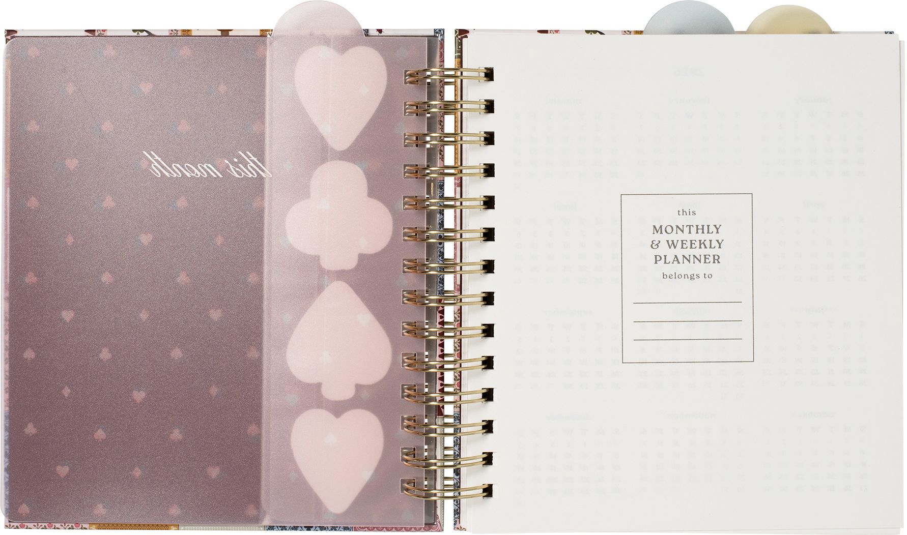 2026-2027 Lucky Year Weekly Desk Planner