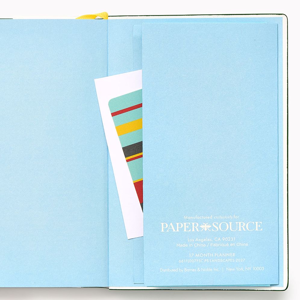 2026-2027 Paper Source Landscapes Weekly Pocket Planner