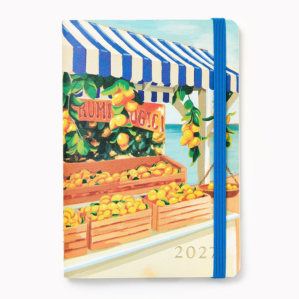 2026-2027 Paper Source Lemon Stand Monthly Pocket Planner