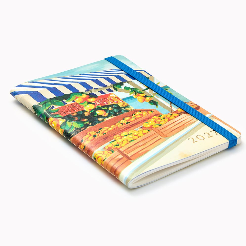 2026-2027 Paper Source Lemon Stand Monthly Pocket Planner