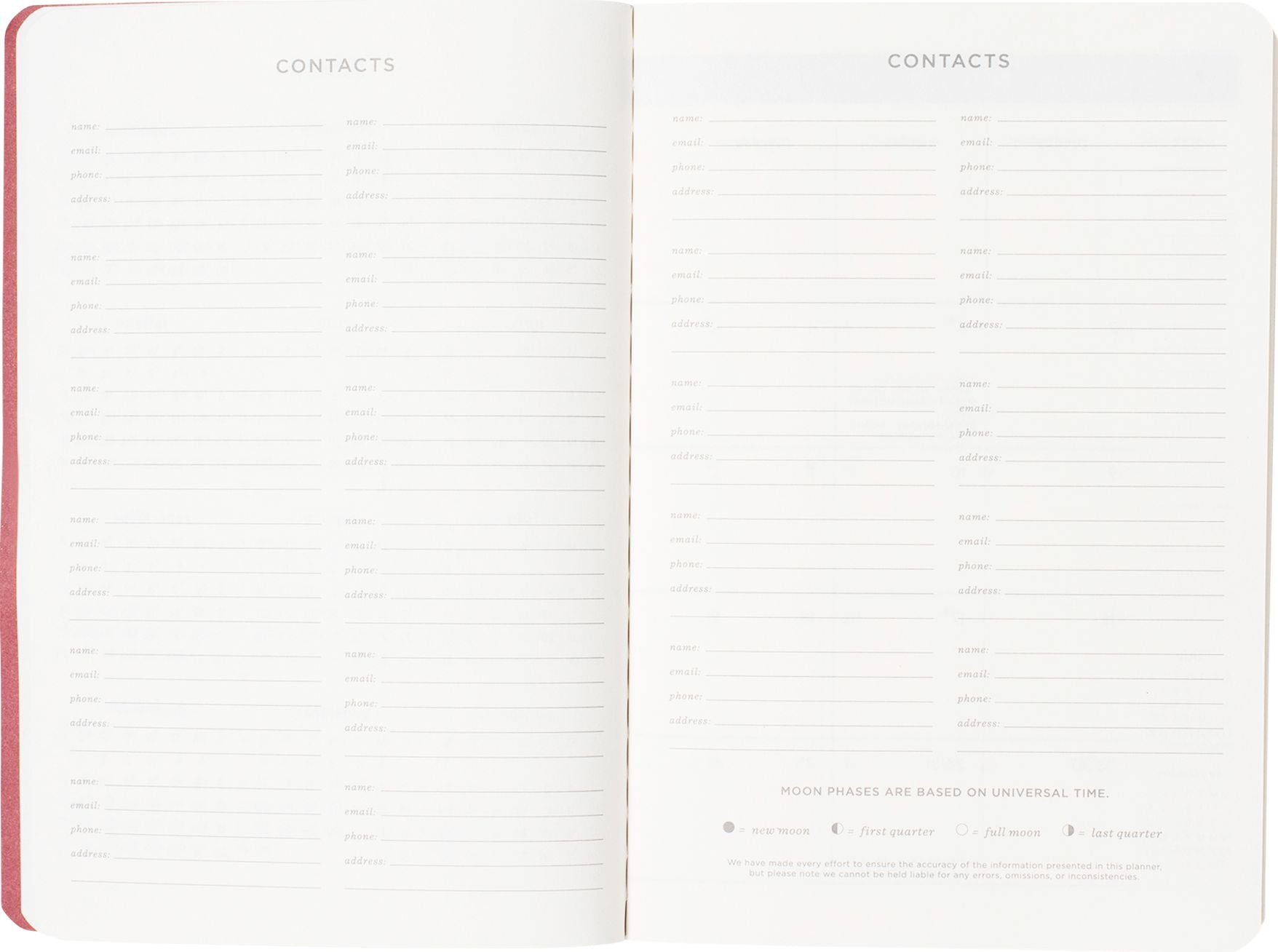 2026-2027 Romantic Birds Monthly Pocket Planner