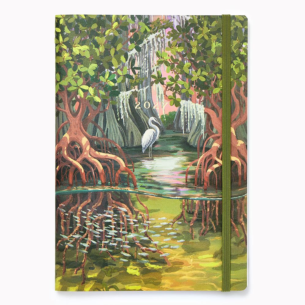 2026-2027 Paper Source Landscapes Monthly Desk Planner