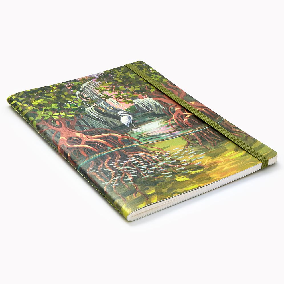 2026-2027 Paper Source Landscapes Monthly Desk Planner