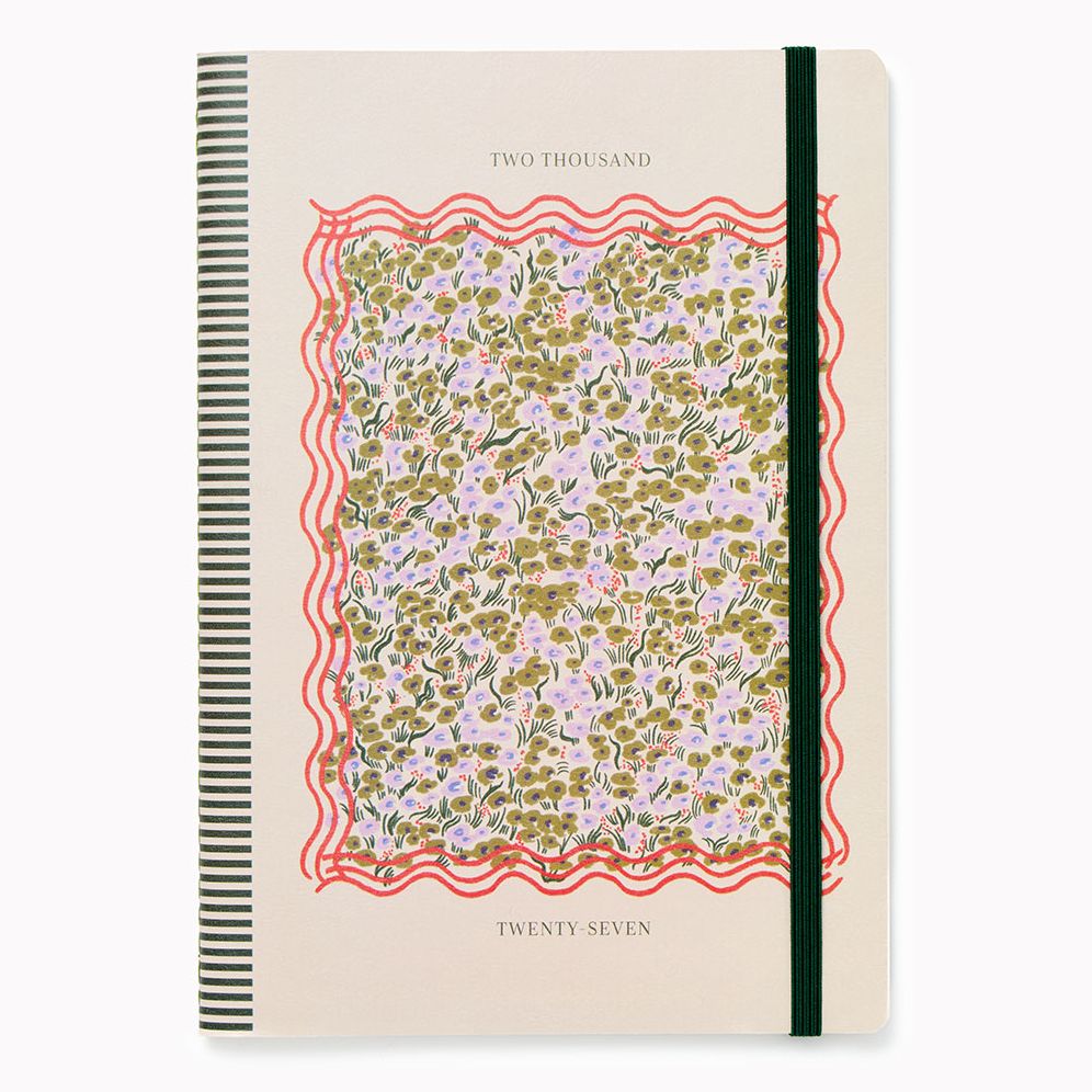 2026-2027 Paper Source Tapestries Monthly Desk Planner