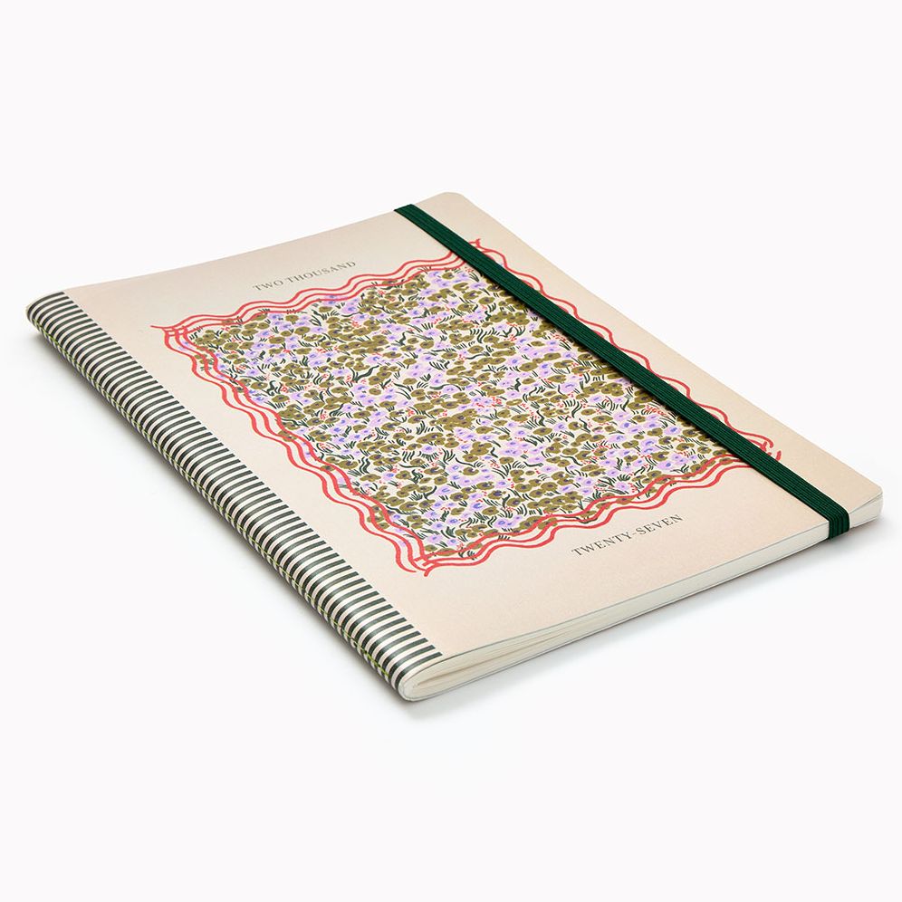 2026-2027 Paper Source Tapestries Monthly Desk Planner