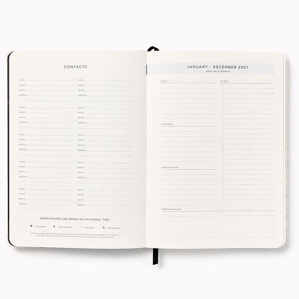 2027 Paper Source Tiles Monthly Desk Planner