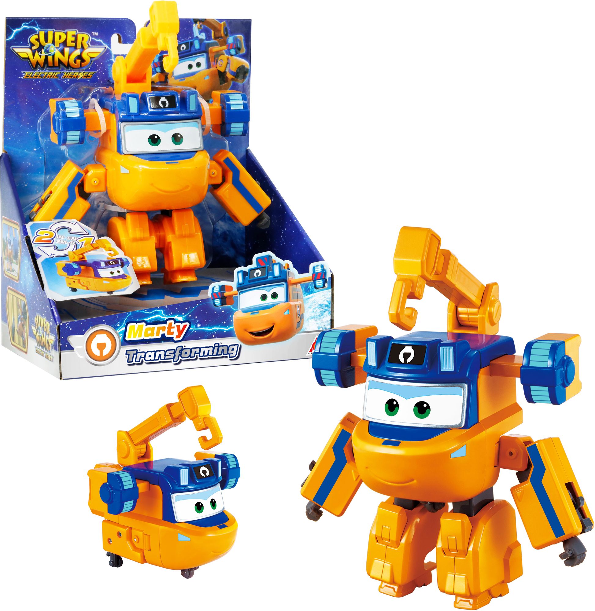 Super Wings 5" Transforming Characters Assortment (Jett, Traver, Golden Girl, Marty, Lucie, Tino)