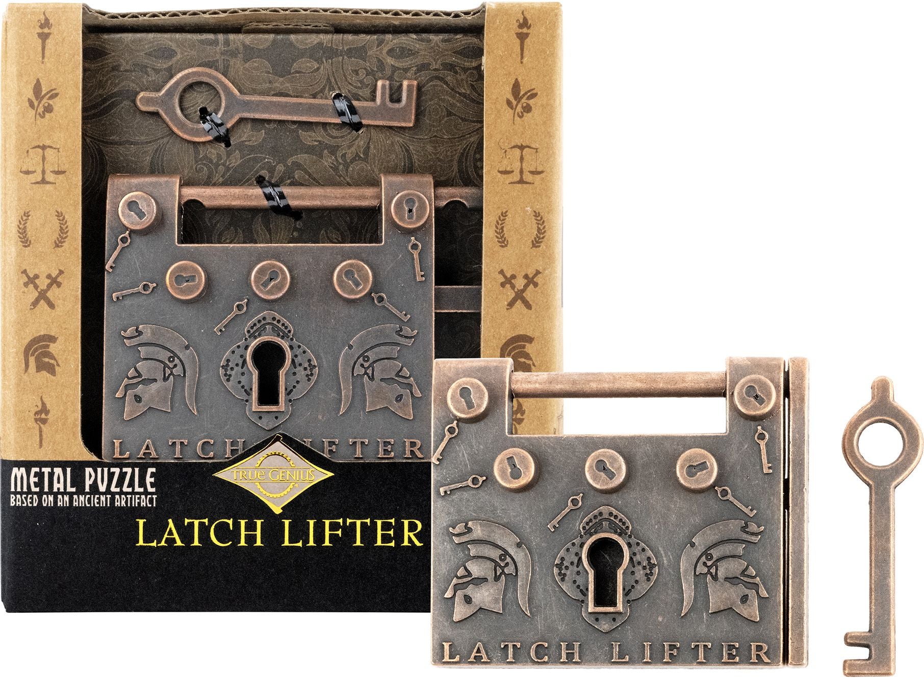 True Genius Metal - Latch Lifter Brainteaser Puzzle