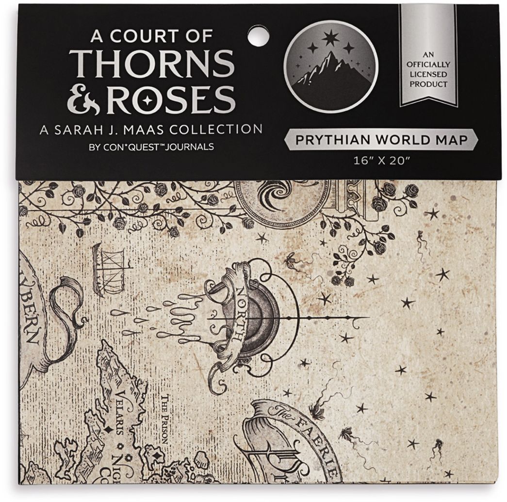 Court of Thorns and Roses Prythian World Map ACOTAR