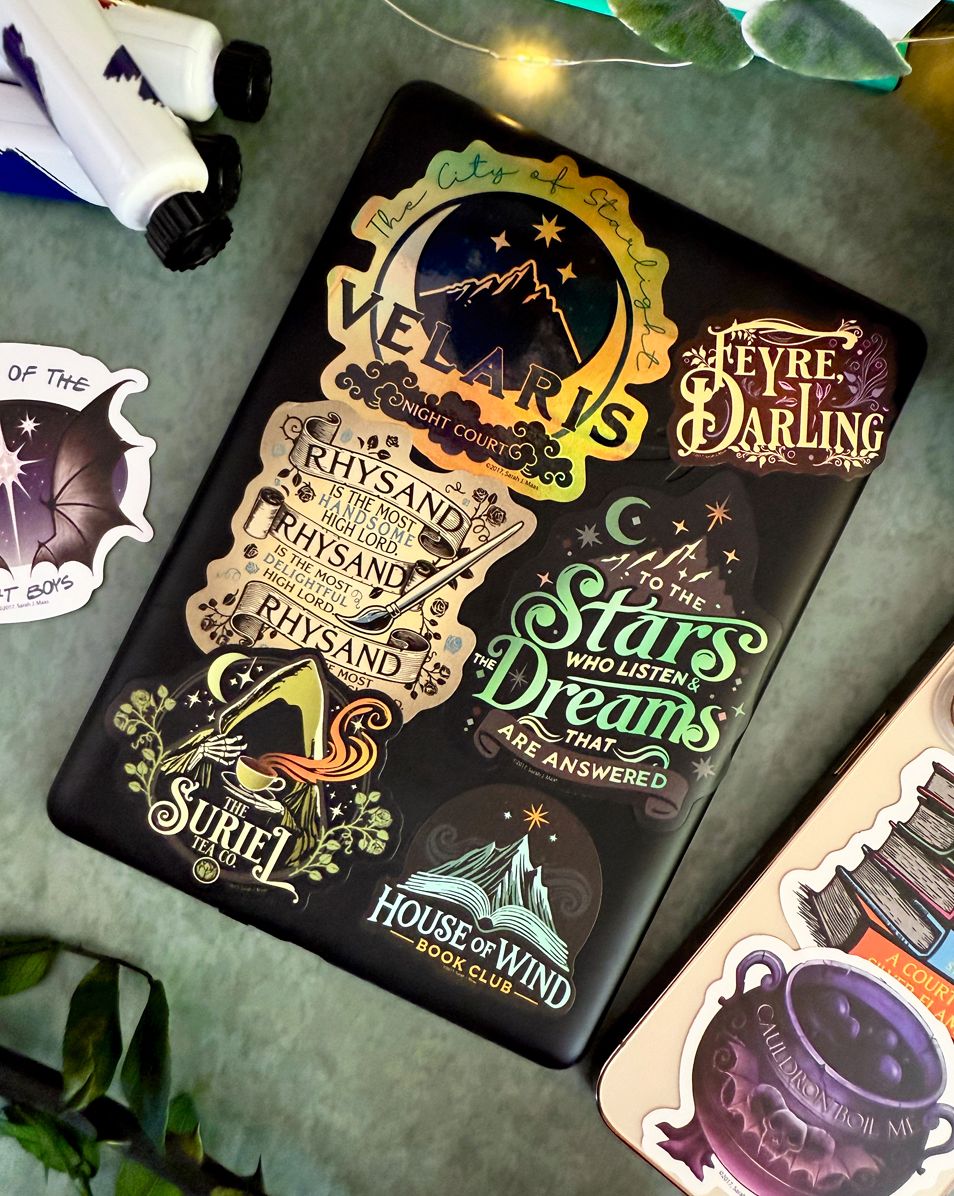 Court of Thorns and Roses Night Court Decal Pack ACOTAR