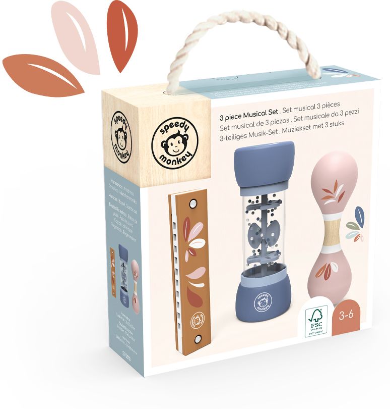 3 Piece Musical Instrument Set