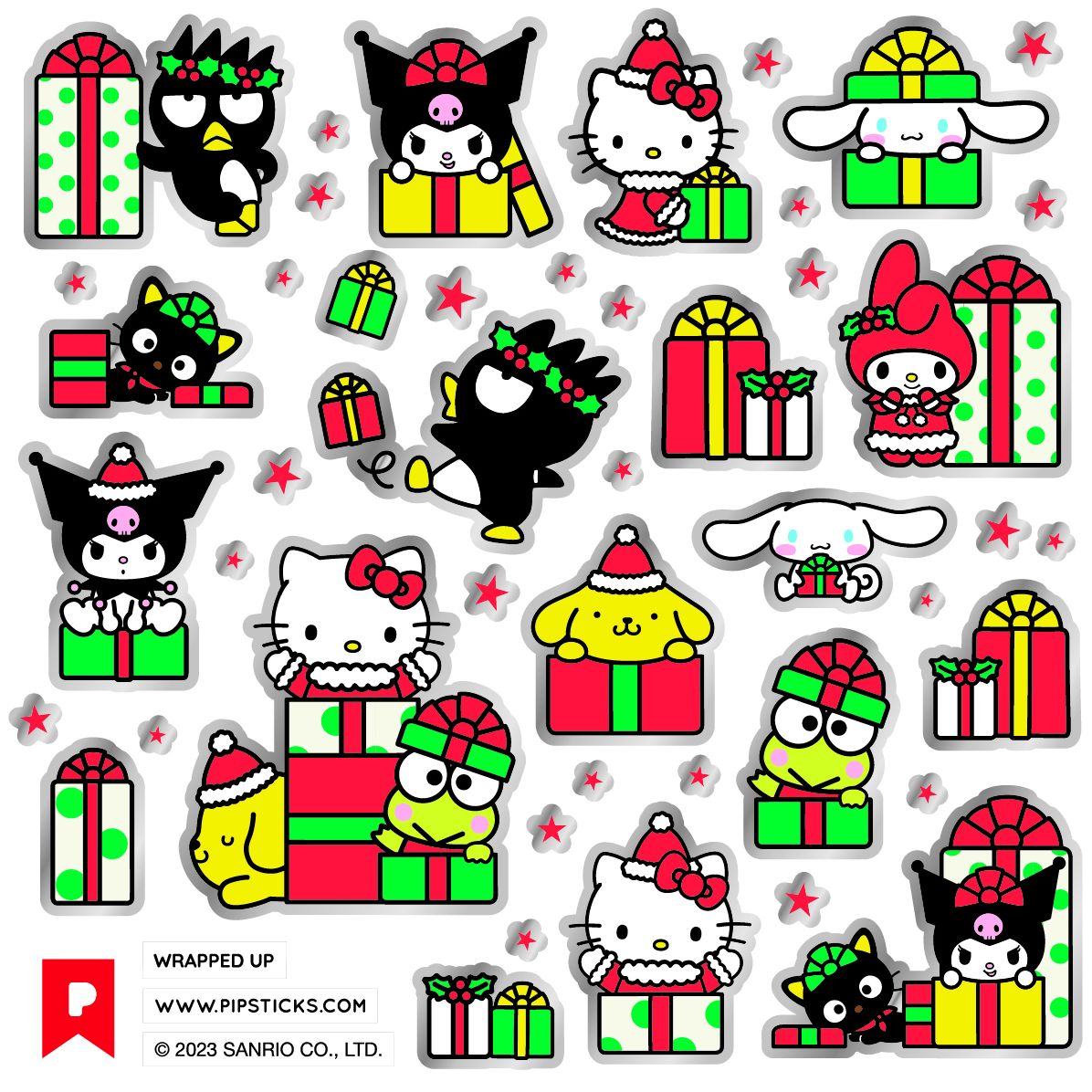 Hello Kitty And Friends Wrapped Up Stickers