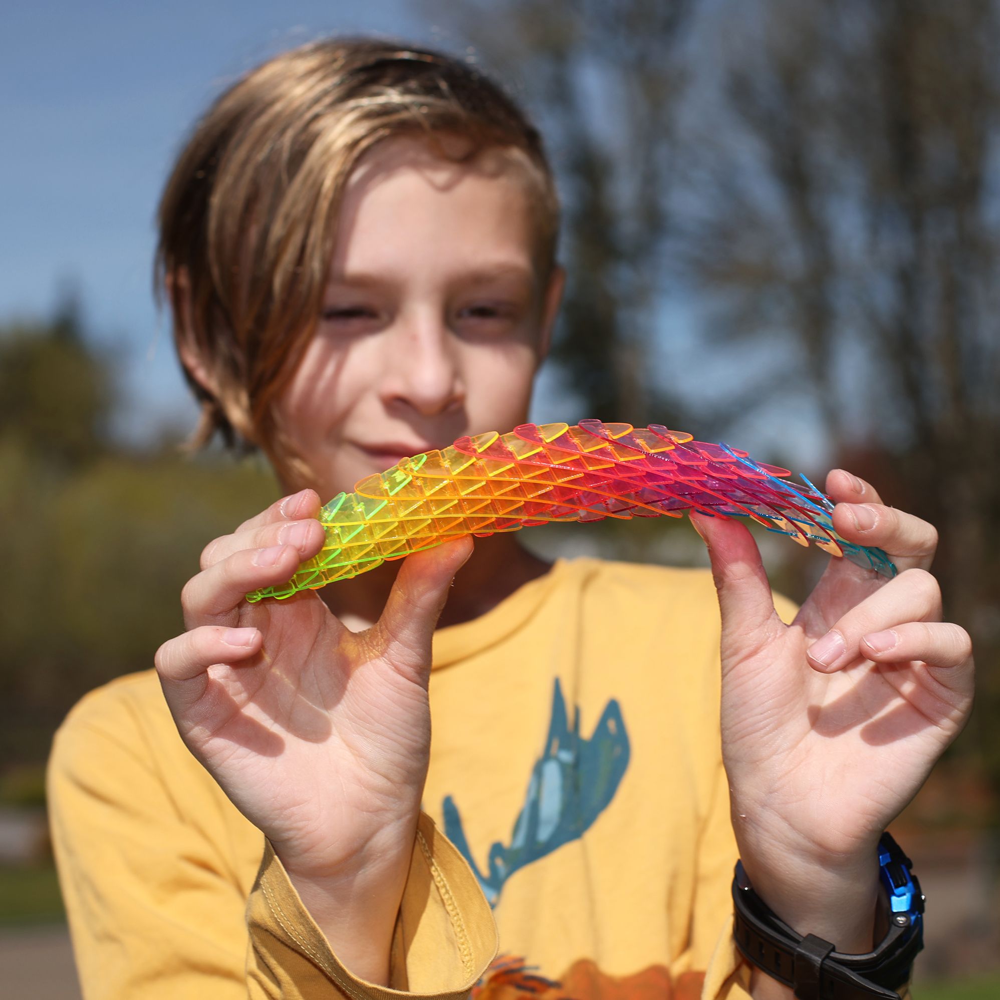 Morf Fidget Worm Rainbow Small
