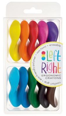 Left / Right Crayons - Set of 10