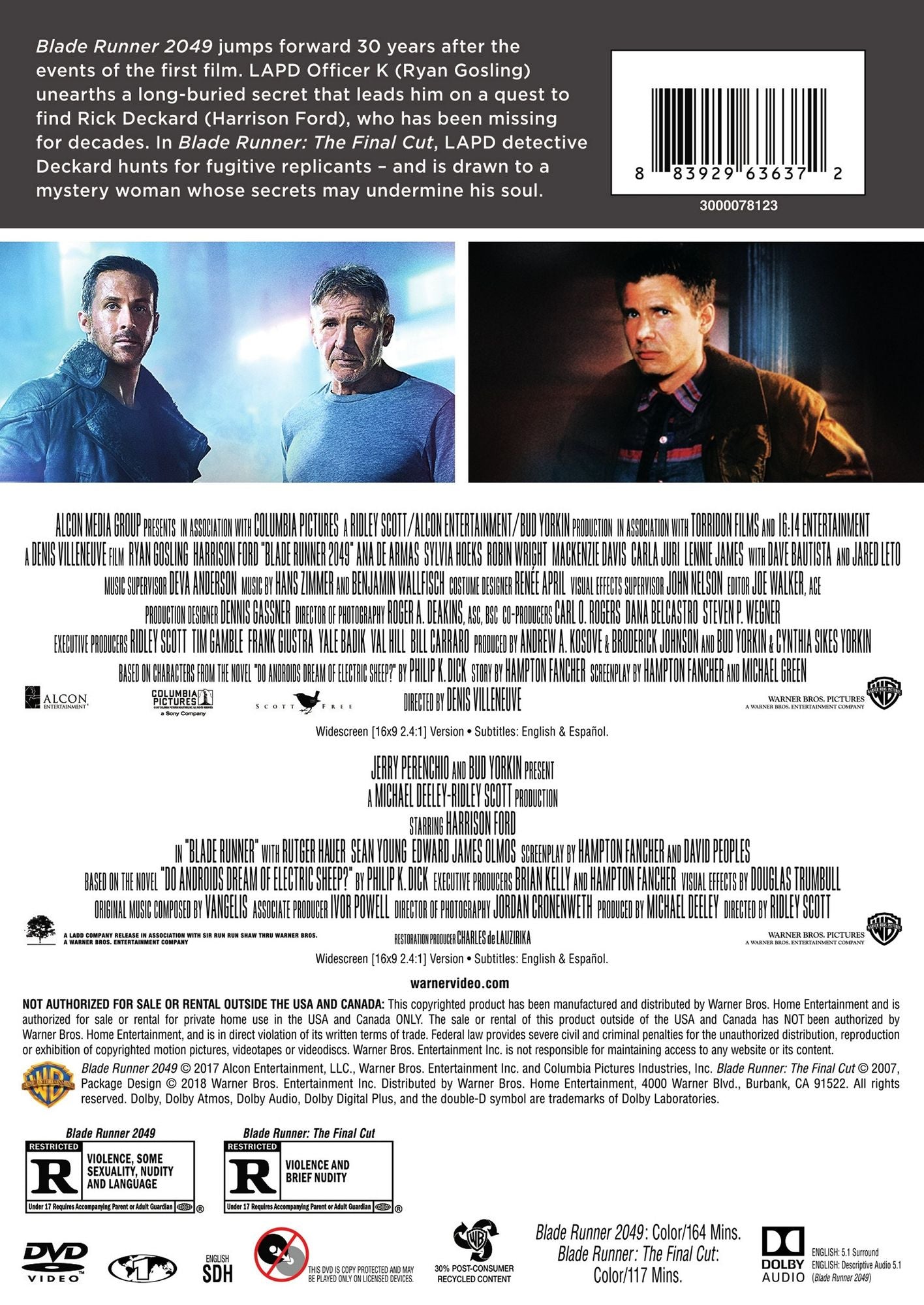 Blade Runner: 2 Film Collection